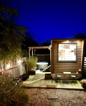 Tiny house with garden and jacuzzi near Amsterdam